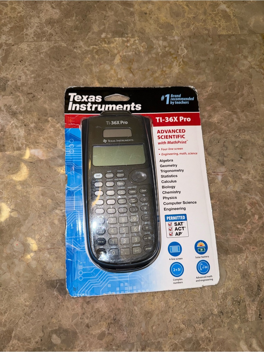 Texas Instruments TI-36X Pro Scientific Calculator - Black